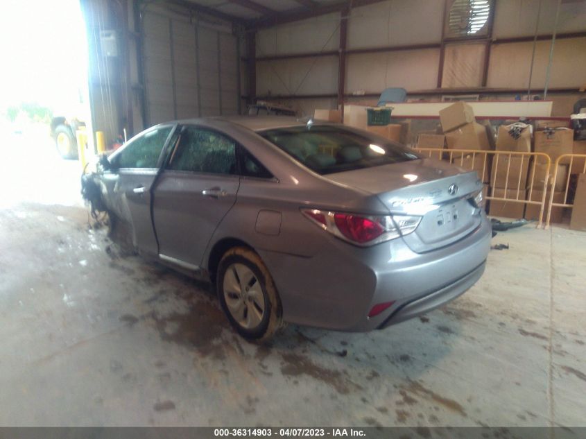 2014 HYUNDAI SONATA HYBRID - KMHEC4A46EA116855