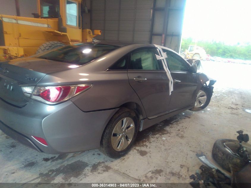 2014 HYUNDAI SONATA HYBRID - KMHEC4A46EA116855