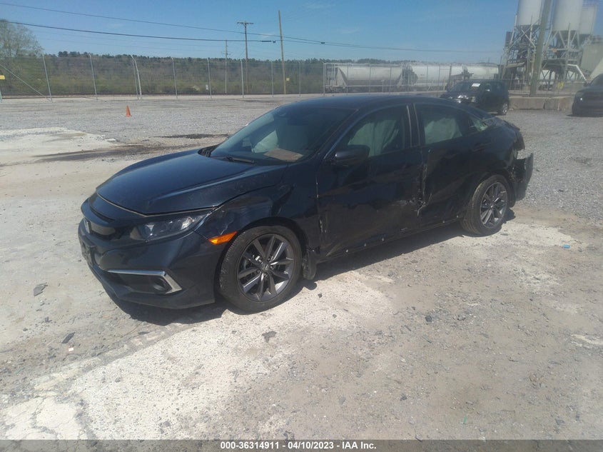 VIN 19XFC1F34LE019137 2020 HONDA CIVIC SEDAN EX