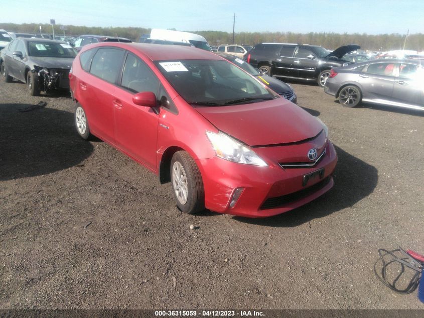 2013 TOYOTA PRIUS V TWO/THREE/FIVE - JTDZN3EU4D3198074