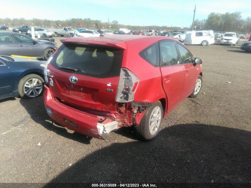 2013 TOYOTA PRIUS V TWO/THREE/FIVE - JTDZN3EU4D3198074