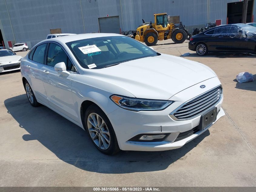 2017 FORD FUSION SE - 3FA6P0HD0HR286656