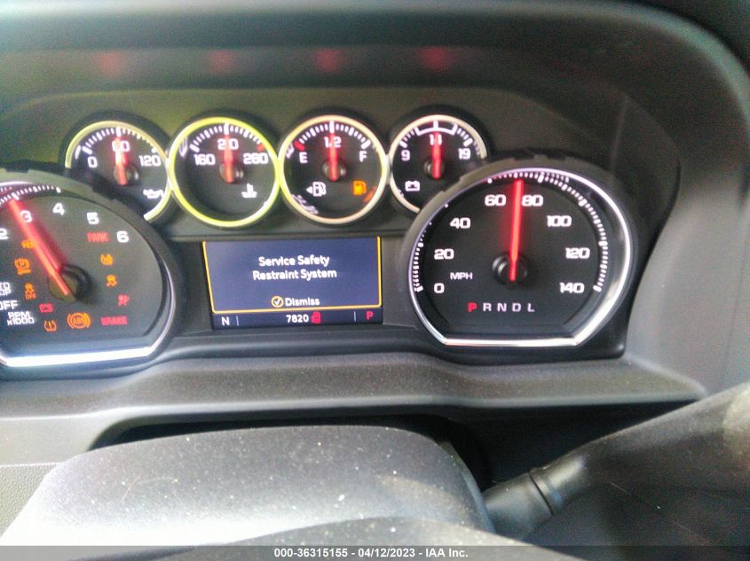 2022 CHEVROLET SILVERADO 1500 LTD LTZ 3GCPWEED2NG205070