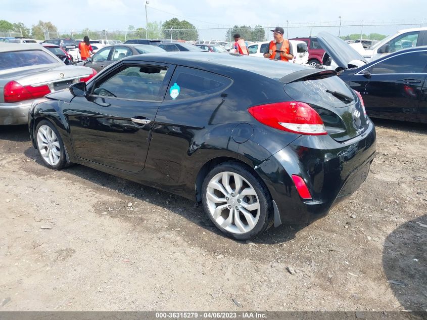 2013 HYUNDAI VELOSTER W/BLACK INT - KMHTC6AD2DU137184
