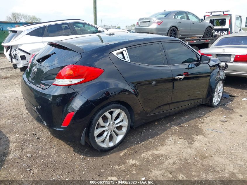 2013 HYUNDAI VELOSTER W/BLACK INT - KMHTC6AD2DU137184