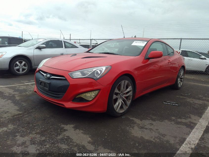 2014 HYUNDAI GENESIS COUPE 2.0T R-SPEC KMHHT6KDXEU113799