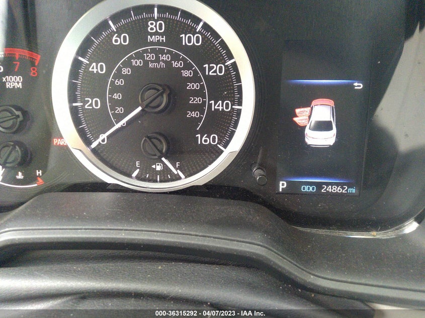 VIN 5YFEPMAE7NP283710 2022 TOYOTA COROLLA LE