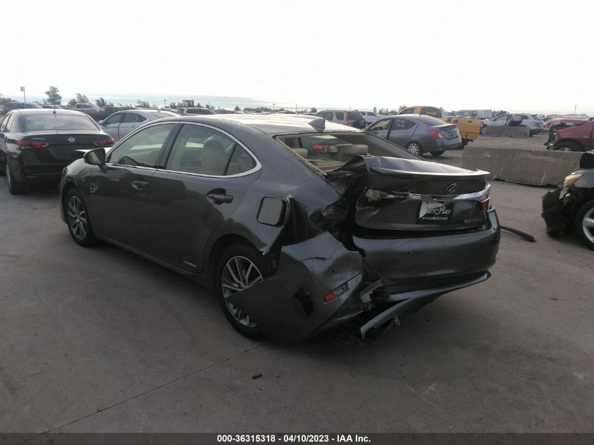 2016 LEXUS ES 300H HYBRID JTHBW1GG7G2121945