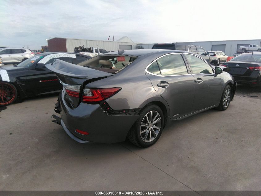 2016 LEXUS ES 300H HYBRID JTHBW1GG7G2121945