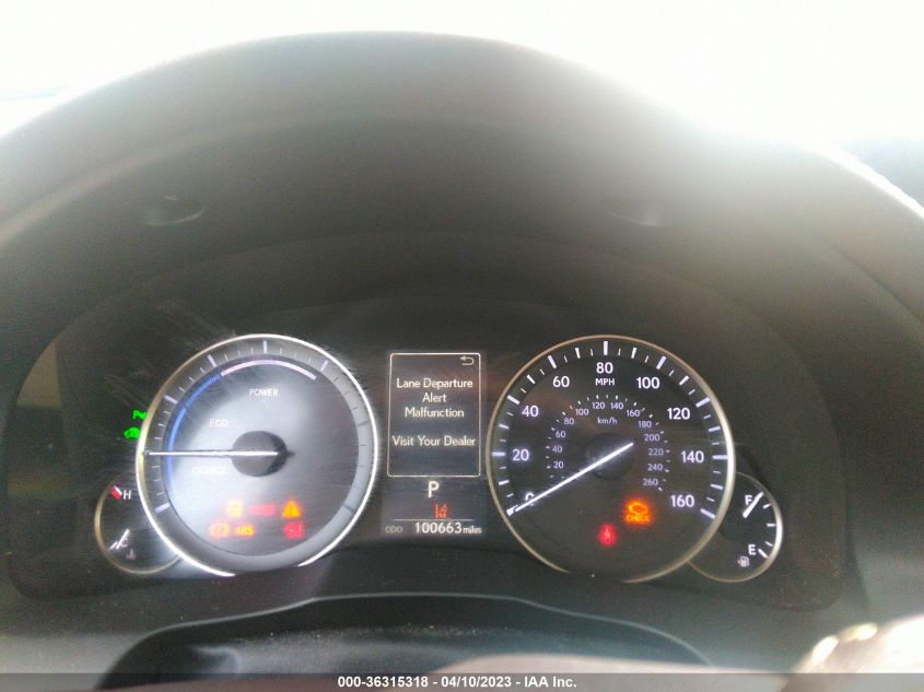 2016 LEXUS ES 300H HYBRID JTHBW1GG7G2121945