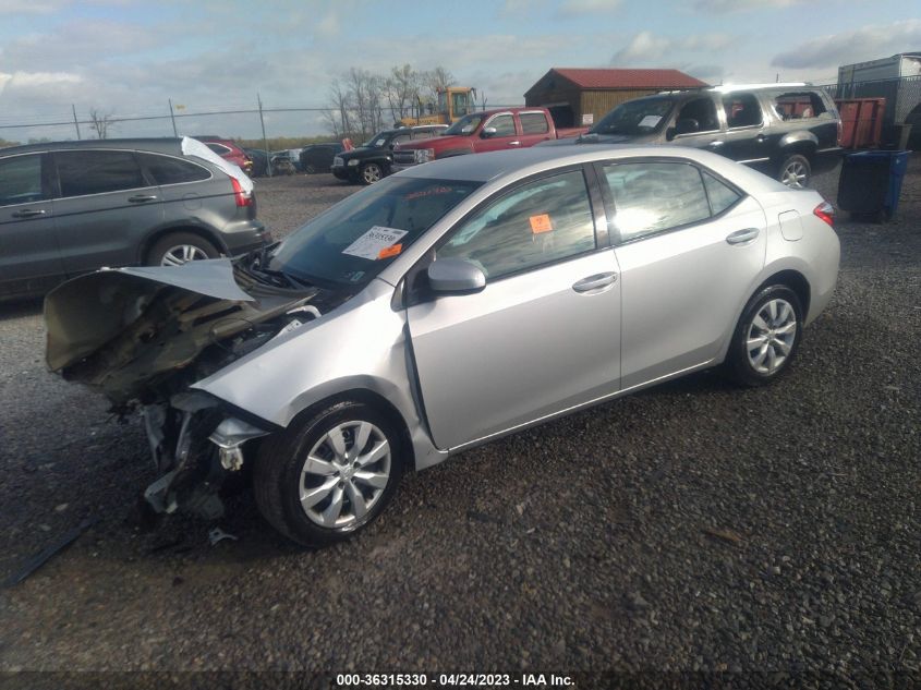 2016 TOYOTA COROLLA L/LE/S/S PLUS/LE PLUS - 2T1BURHE5GC487102
