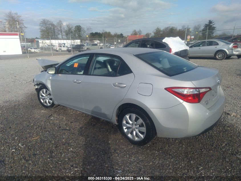 2016 TOYOTA COROLLA L/LE/S/S PLUS/LE PLUS - 2T1BURHE5GC487102