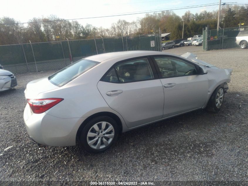 2016 TOYOTA COROLLA L/LE/S/S PLUS/LE PLUS - 2T1BURHE5GC487102