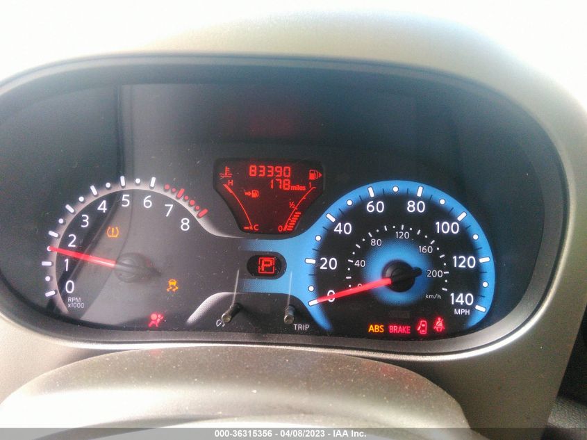 2013 NISSAN CUBE S - JN8AZ2KR9DT305443