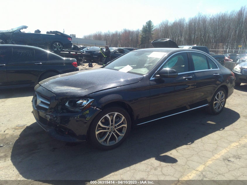 VIN 55SWF4KB8HU212218 2017 MERCEDES-BENZ C-CLASS C 300