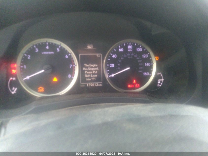 2015 LEXUS IS 250 CRAFTED LINE JTHCF1D22F5020662