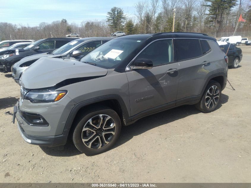 2022 JEEP COMPASS LIMITED - 3C4NJDCB7NT187223
