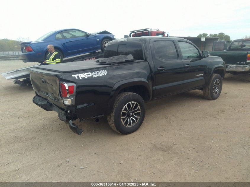 2022 TOYOTA TACOMA 4WD SR/SR5/TRD SPORT - 3TMCZ5AN3NM509739