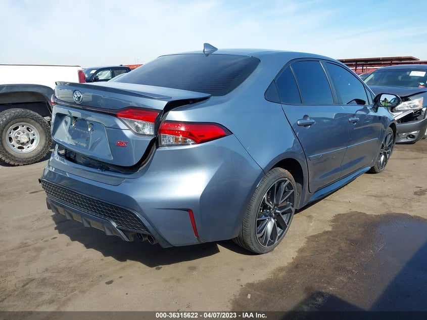 VIN JTDP4RCE9LJ010829 2020 TOYOTA COROLLA SE