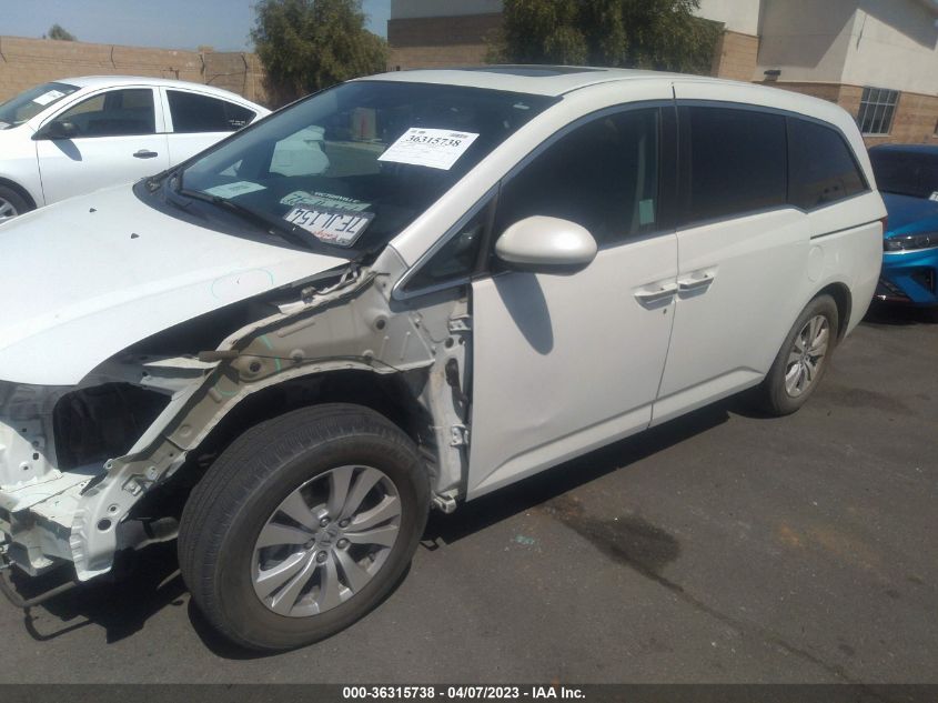 2014 HONDA ODYSSEY EX-L - 5FNRL5H68EB112395