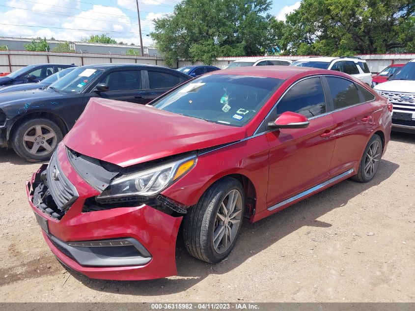 2017 HYUNDAI SONATA SPORT - 5NPE34AB6HH554632