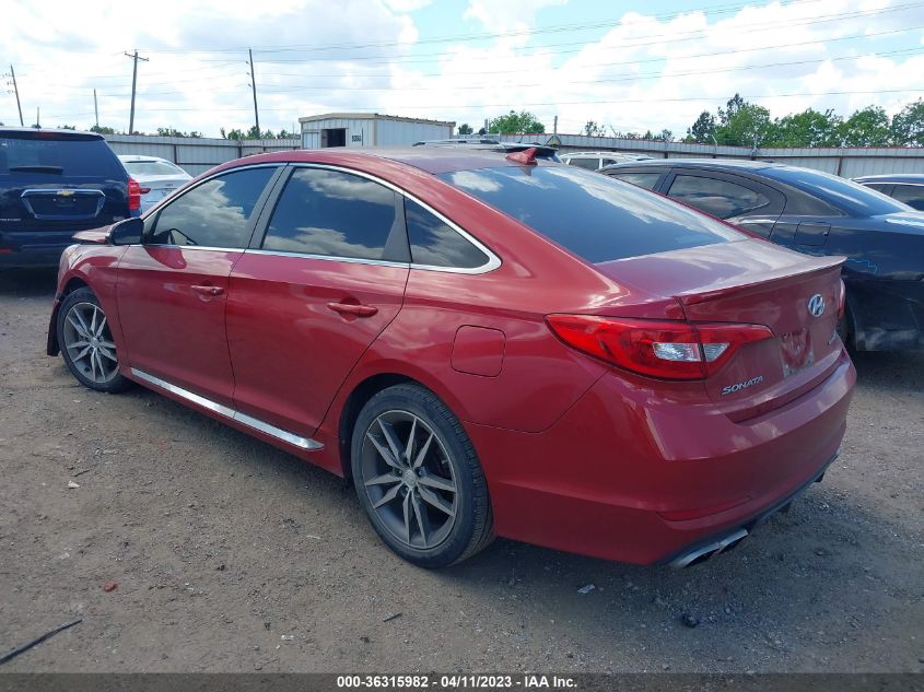 2017 HYUNDAI SONATA SPORT - 5NPE34AB6HH554632