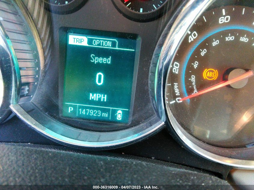 2015 CHEVROLET CRUZE LT - 1G1PC5SB2F7167776