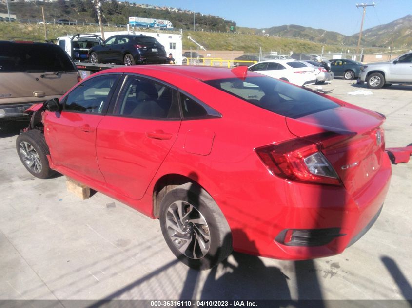 2017 HONDA CIVIC SEDAN EX - 2HGFC2F77HH516267