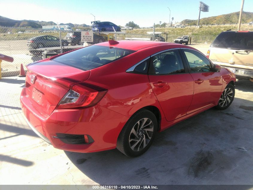 2017 HONDA CIVIC SEDAN EX - 2HGFC2F77HH516267