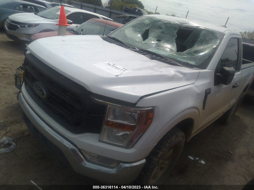 VIN 1FTMF1EP8MKE07750 2021 FORD F-150 XL/XLT