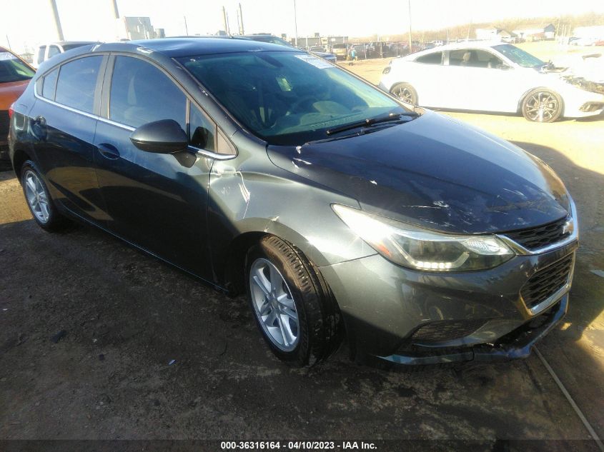2018 CHEVROLET CRUZE LT - 3G1BE6SM5JS554599
