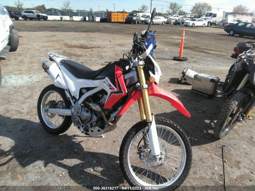 2013 HONDA CRF250 L - MLHMD3810D5002714