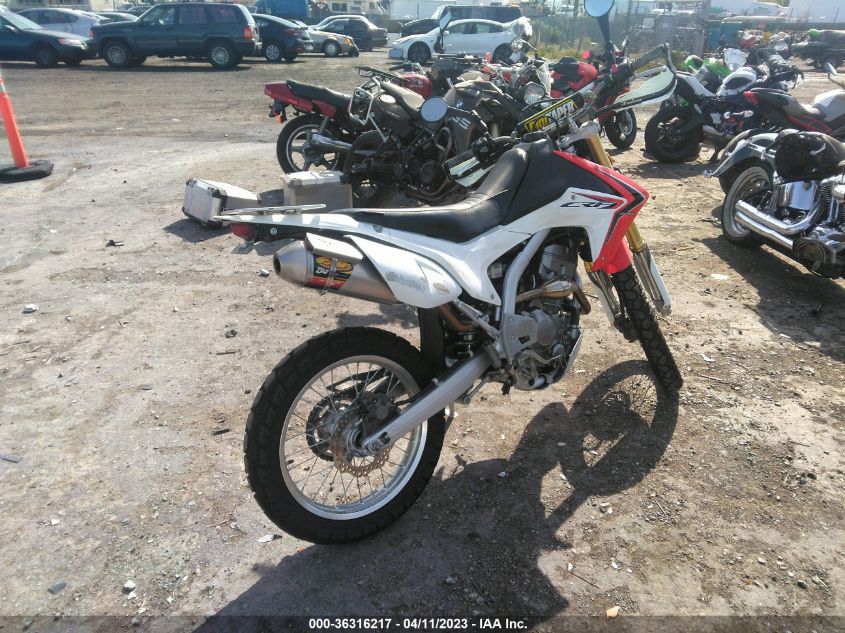 2013 HONDA CRF250 L - MLHMD3810D5002714