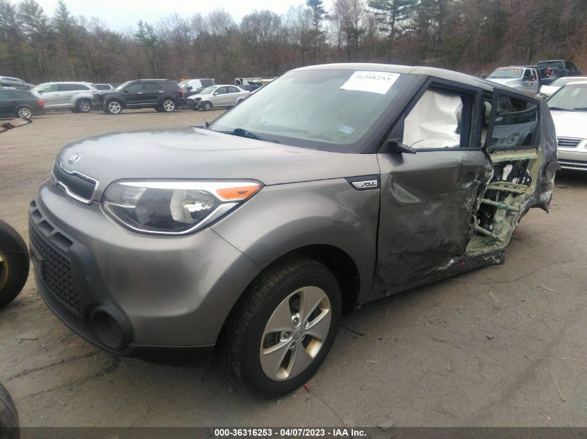 2015 KIA SOUL BASE - KNDJN2A20F7192943
