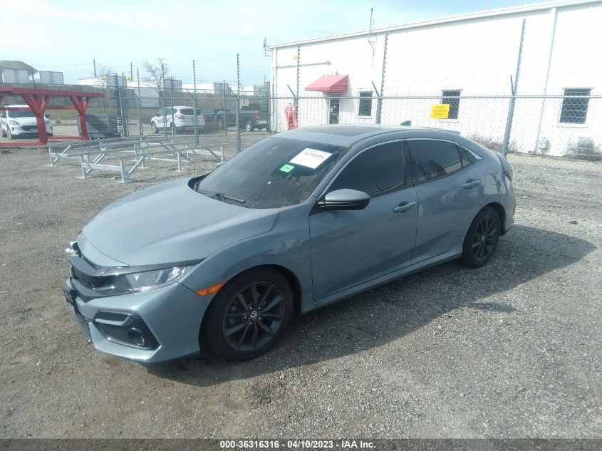 2021 HONDA CIVIC HATCHBACK EX - SHHFK7H63MU208675