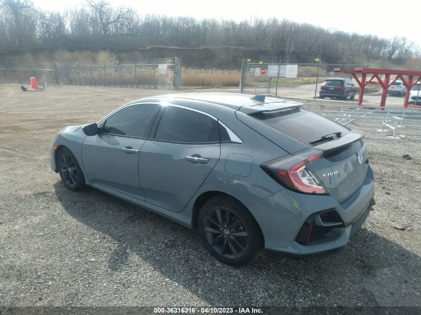 2021 HONDA CIVIC HATCHBACK EX - SHHFK7H63MU208675