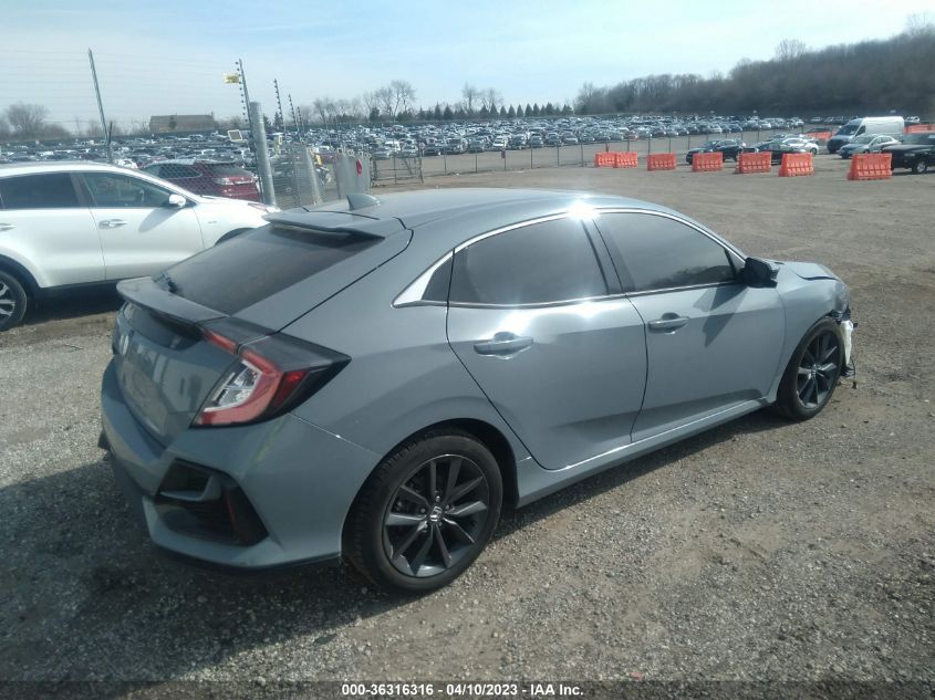 2021 HONDA CIVIC HATCHBACK EX - SHHFK7H63MU208675