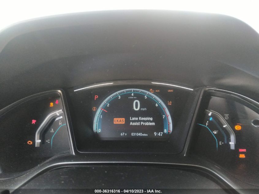 2021 HONDA CIVIC HATCHBACK EX - SHHFK7H63MU208675