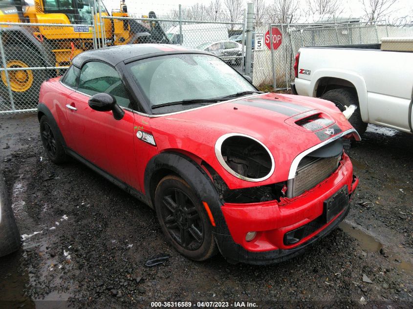 2013 MINI COOPER COUPE S - WMWSX3C59DT408611
