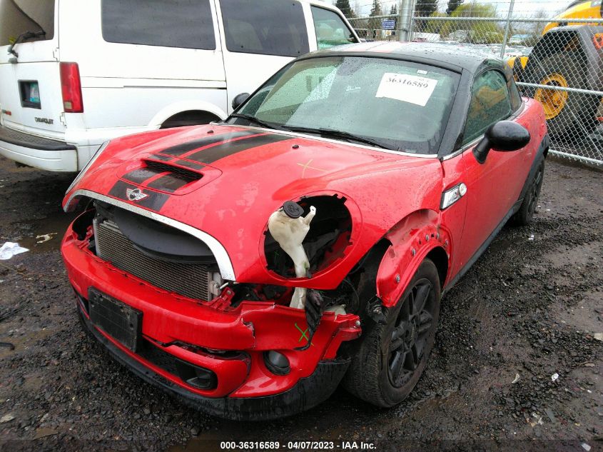 2013 MINI COOPER COUPE S - WMWSX3C59DT408611