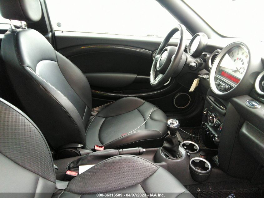 2013 MINI COOPER COUPE S - WMWSX3C59DT408611