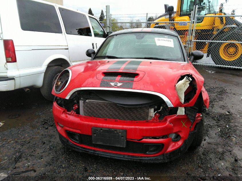 2013 MINI COOPER COUPE S - WMWSX3C59DT408611