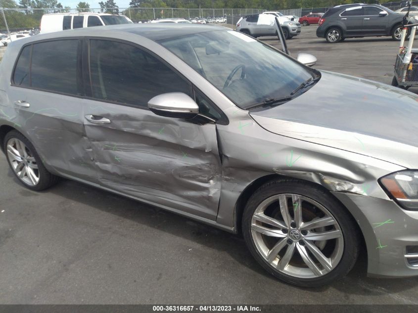 2015 VOLKSWAGEN GOLF TSI SEL - 3VW217AU6FM004962