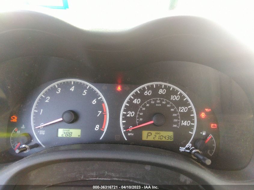 2013 TOYOTA COROLLA L/LE/S - 2T1BU4EE6DC110054
