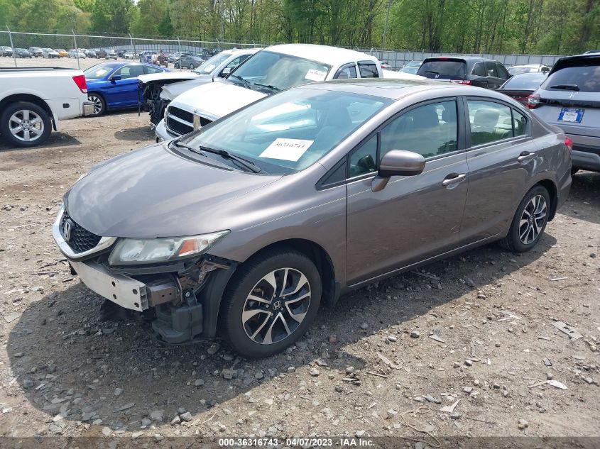 2014 HONDA CIVIC SEDAN EX - 19XFB2F82EE071874