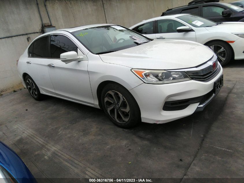 2016 HONDA ACCORD SEDAN EX-L - 1HGCR2F80GA136338