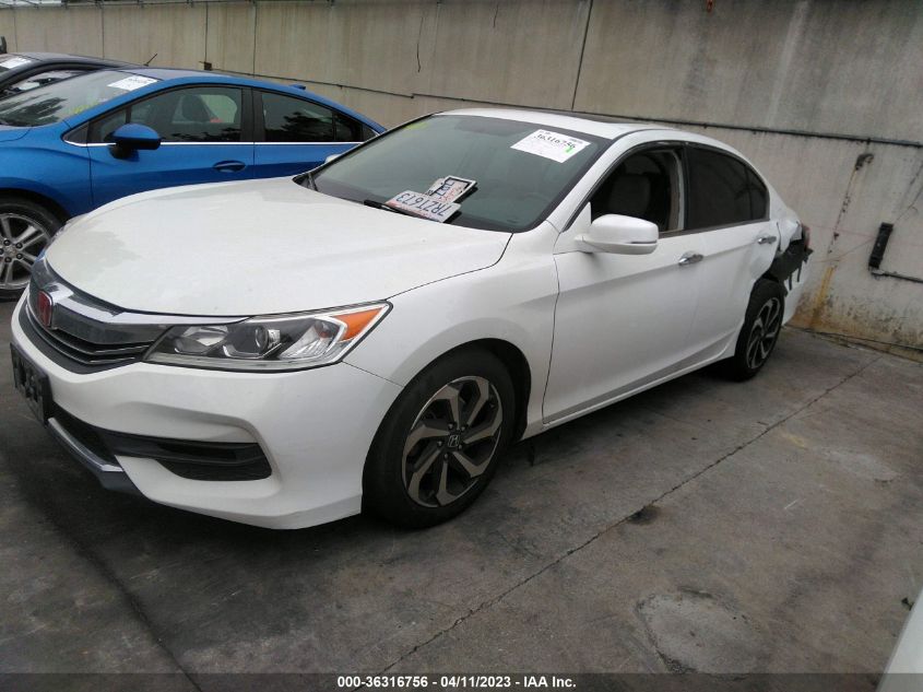 2016 HONDA ACCORD SEDAN EX-L - 1HGCR2F80GA136338