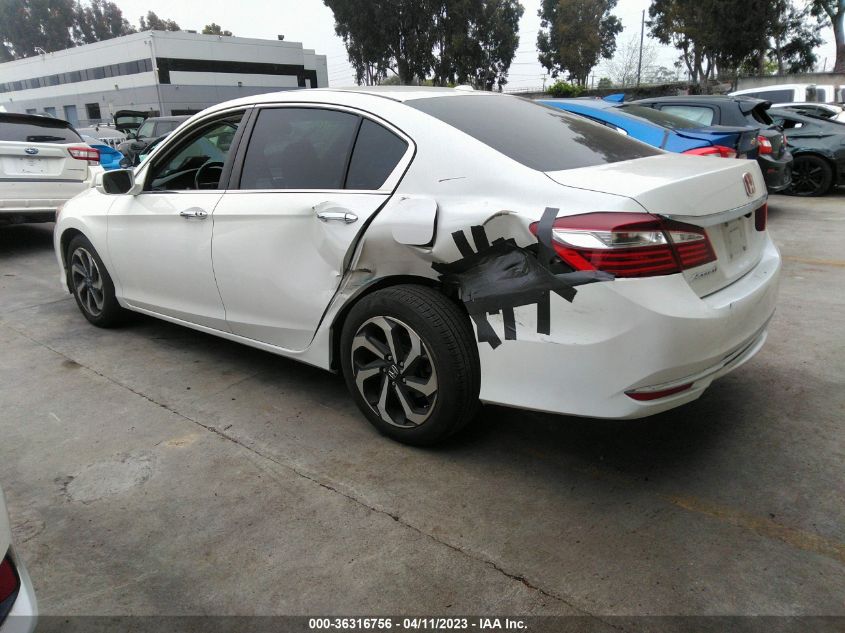 2016 HONDA ACCORD SEDAN EX-L - 1HGCR2F80GA136338