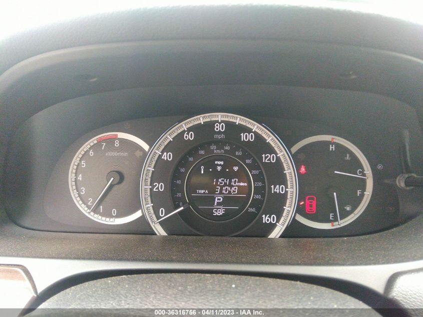 2016 HONDA ACCORD SEDAN EX-L - 1HGCR2F80GA136338