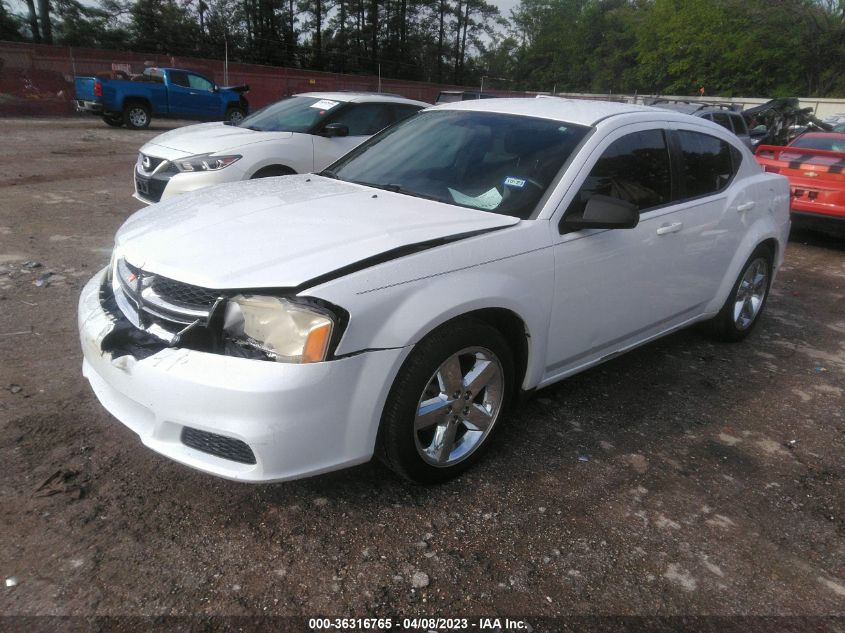 2013 DODGE AVENGER SE - 1C3CDZABXDN594602